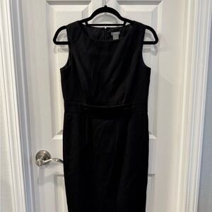Ann Taylor Classic Black Midi Dress
